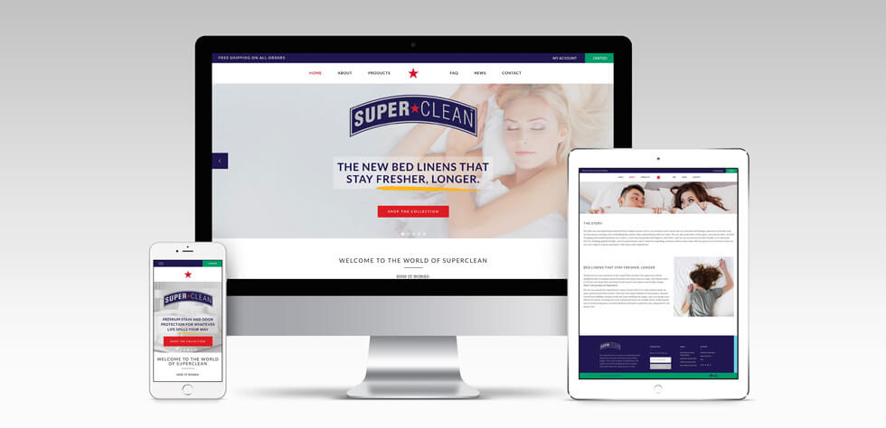 Super Clean E-commerce website design and development by Thinkhouse marketing agency